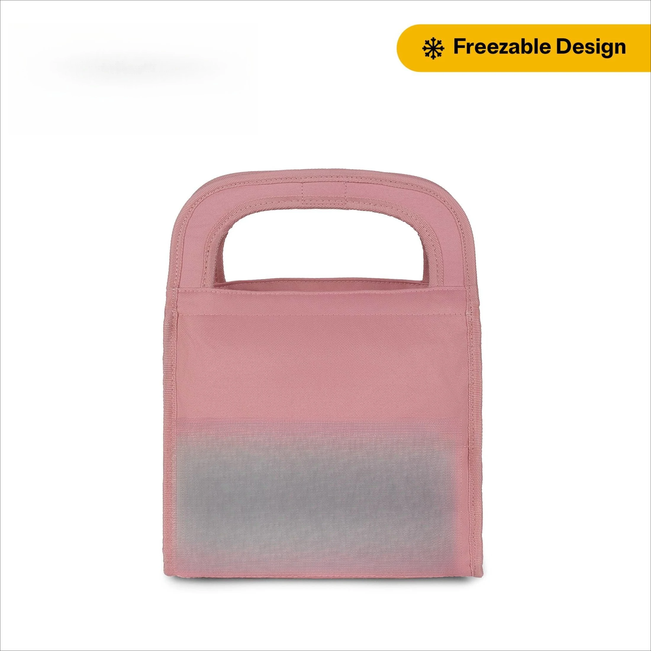 

Ice Lunch Bag, 6 Qt Soft-Sided Cooler, Freezable and Collapsible, Dusty Rose