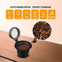 -A14E 3Pcs Reusable Refillable Coffee Capsule Filters For Nespresso Filter Pod With Stainless Steel Mesh Kitchen Coffee Cup