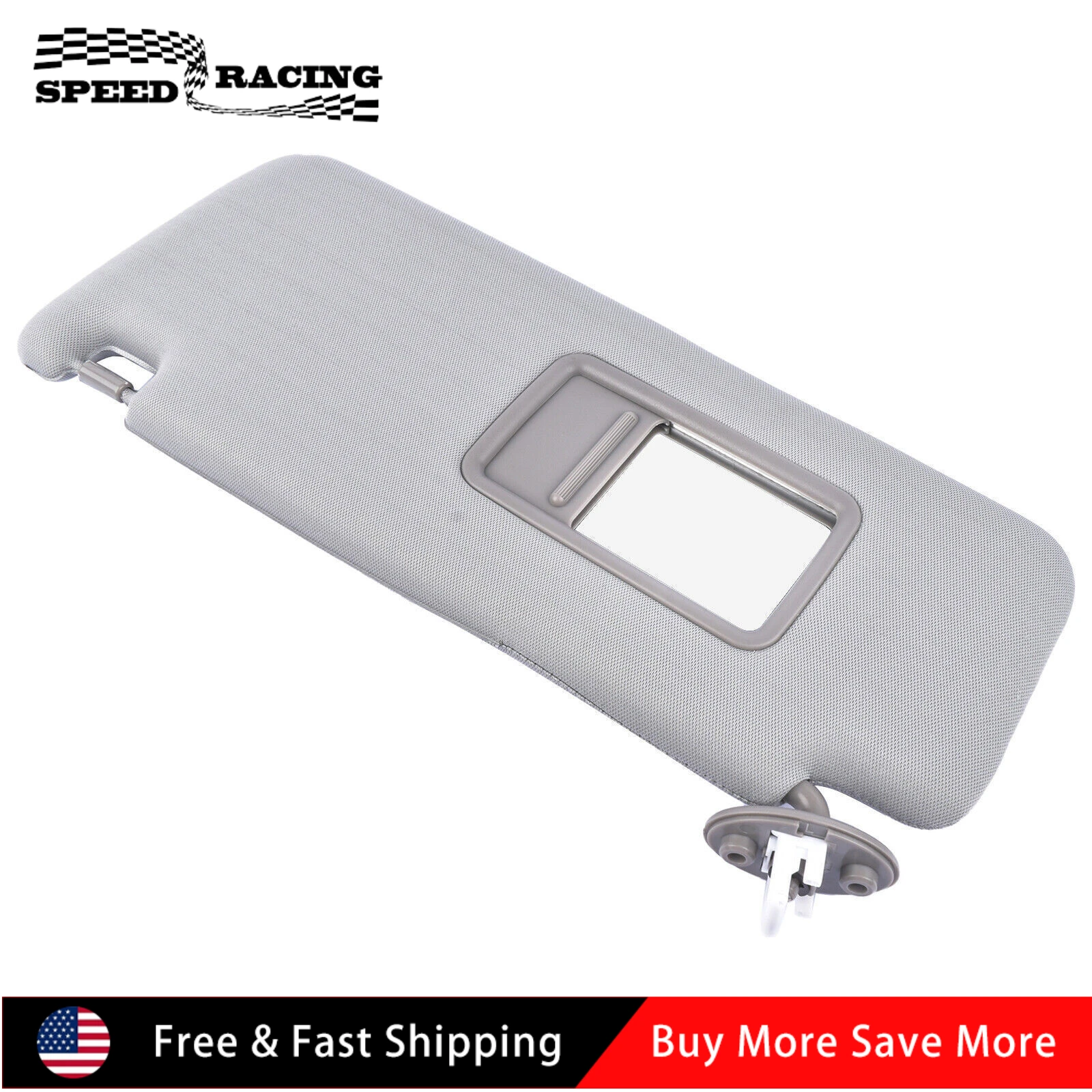 

74320-35A91 7432035A91B1 Новый солнцезащитный козырек со стороны водителя для Toyota 4runner 2010-2023 годов, светло-серый LBJ-1039