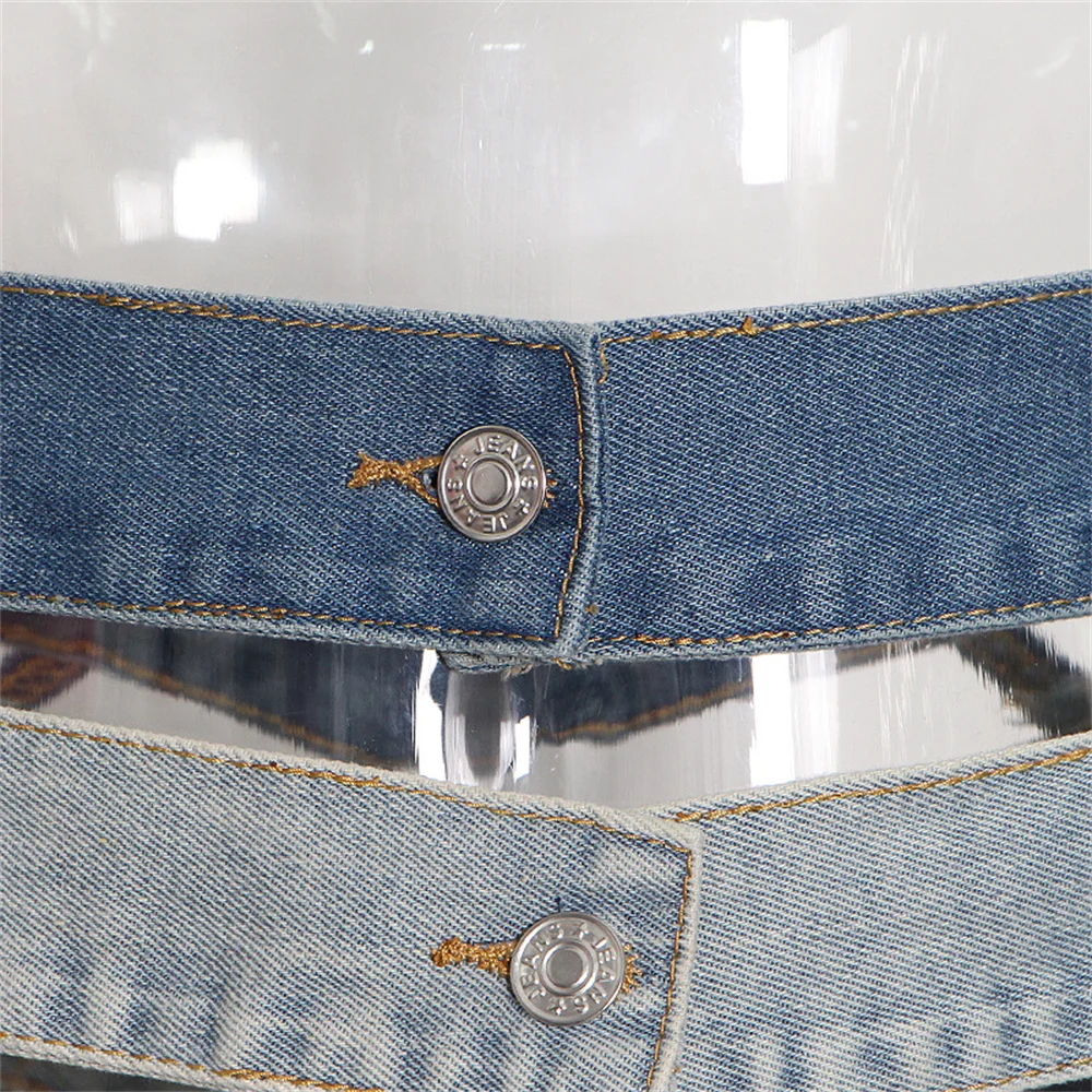 Voorraad 2025, sexy vrouwen, gepersonaliseerde splitsen, holle gesp, werkkleding, rok, nachtbar, show, clubwear, feest, verjaardag, ontwerpkleding