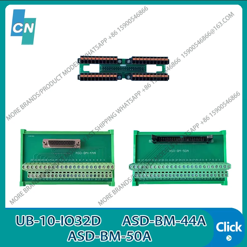UB-10-ID16A/32A UB-10-OR16A UB-10-OT32A UB-10-IO32D ASD-BM-44A/50A Wiring Expansion Module Terminal Block