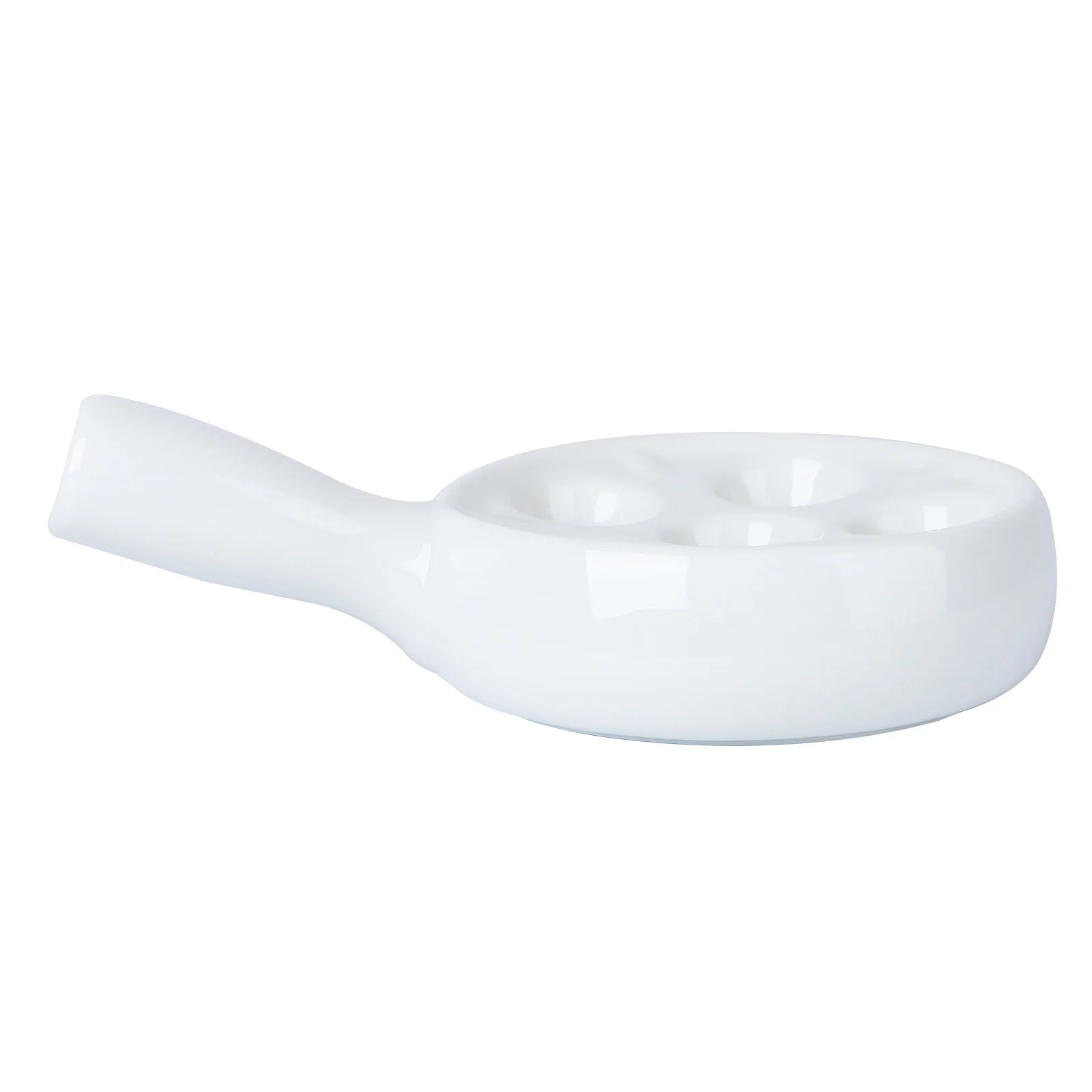 

1Pcs Ceramic Snail Baking Dish 6-Position Escargot Plate White High Quality Kitchen Cooking Supplies Ceramic Dish