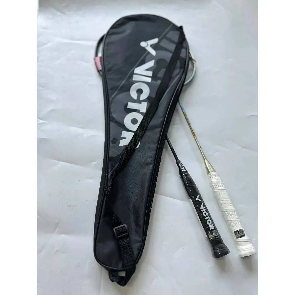 1 قطعة مجموعة مضارب كرة الريشة الأصلية حقيبة مضرب PU 1-2 مضارب كرة الريشة بكتف واحد محمول