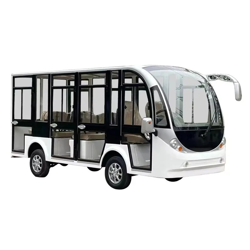 Made in China Sightseeing Bus 8 Seats 11 Seats 14 Seats Minibus Electric Sightseeing Bus Hotel Resort