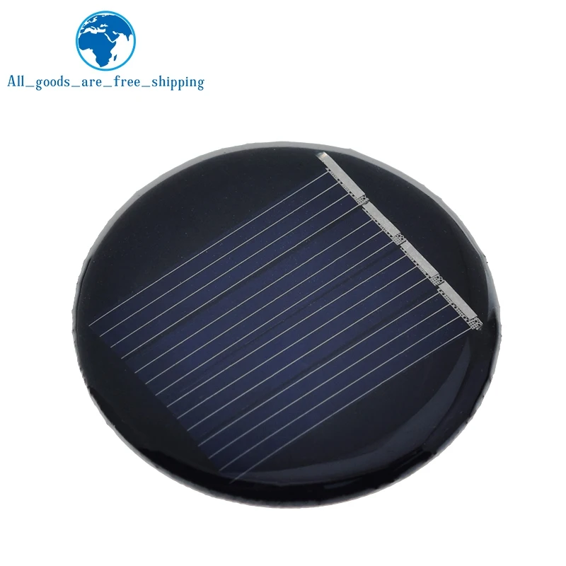 TZT 2V 35mA 0.07W D36MM Polycrystalline Solar Panel Power Charge DIY Module Portable Solar Cell Battery Charger For Light