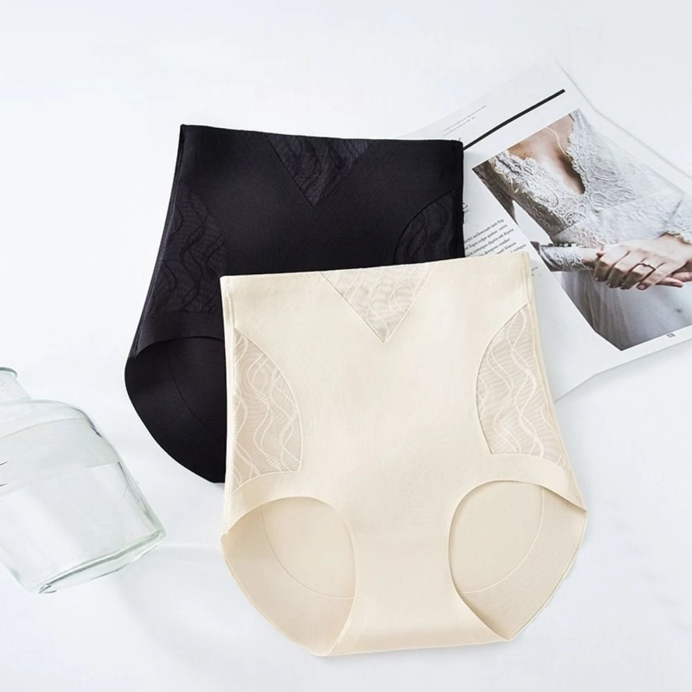 

Thin High Waist Shapewear for Women Mesh Shapers Seamless Briefs Belly Contracting Lingerie Tummy Control Underwear Body Shaping