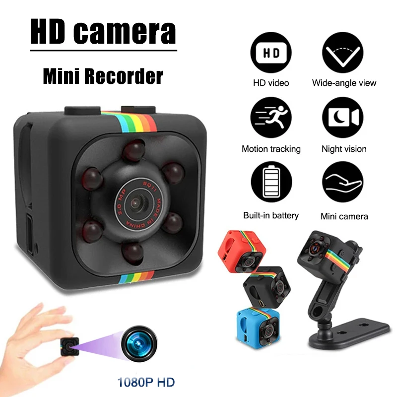 HD Mini Camera 1080P Small Nanny Portable Cam Video Voice Mini DV Recorder Indoor Covert Security Camera For Home Office New