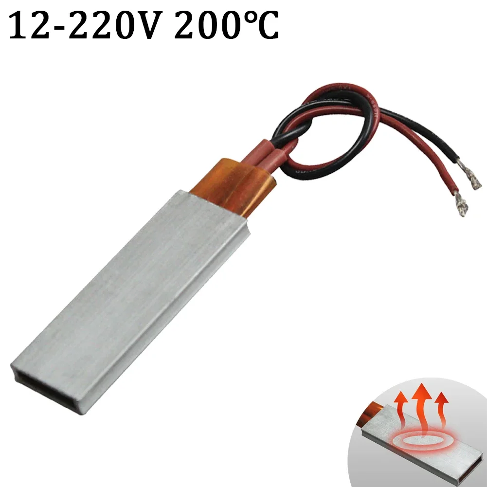 Placa de aquecimento elétrica cerâmica, temperatura constante, elemento de aquecimento PTC, placa do calefator do termostato, 12V, 24V, 220V