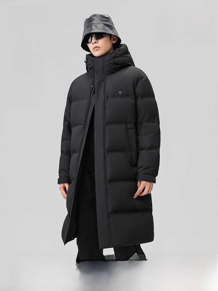 

Snow Flng Opaque Series 2026 Spring New Men's Long Goose down Jaet Couple Thi High Fill Polyester Fiber Busin Gentle...