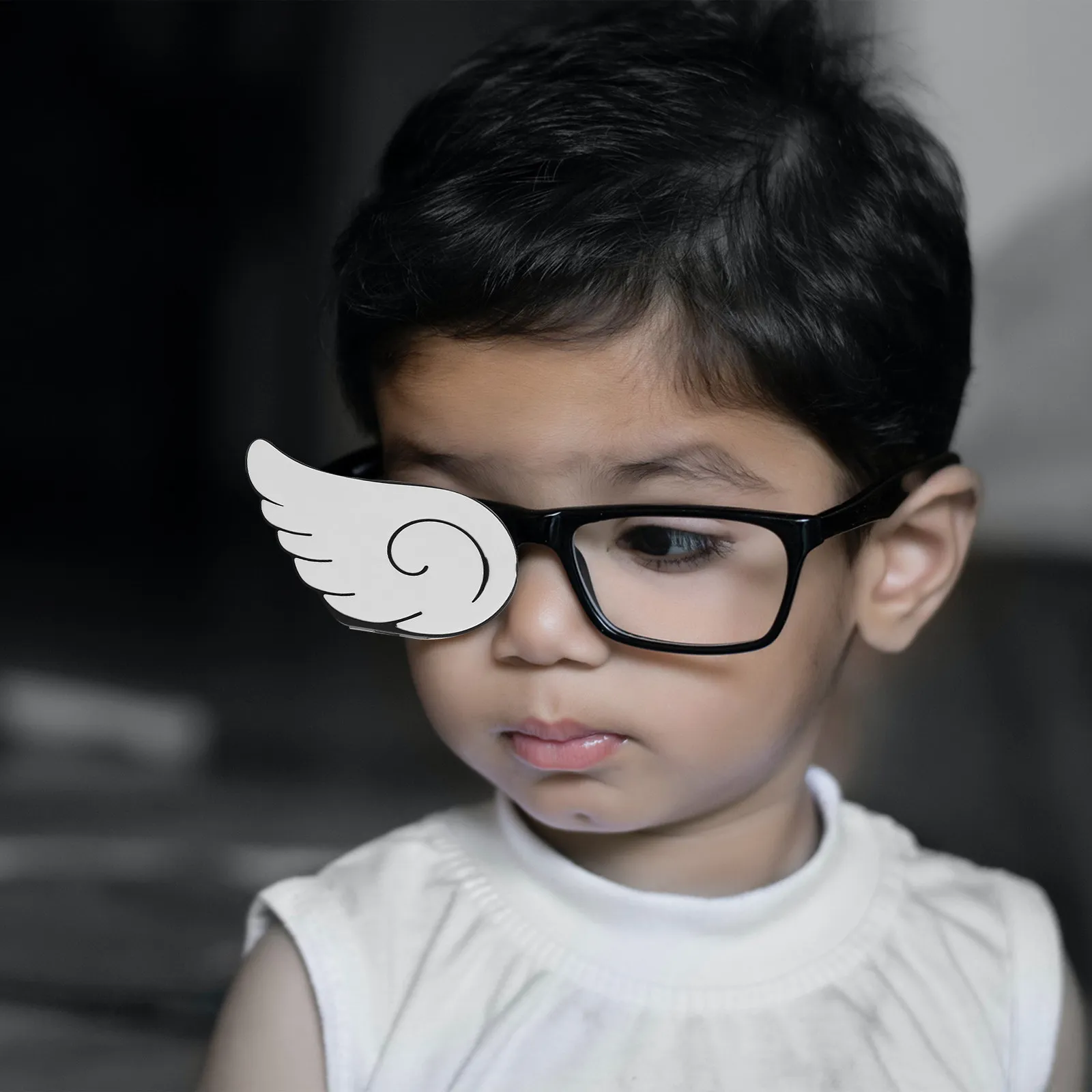 

2Pcs Kids Eye Patch Single Cover Amblyopia Strabismus Correction Breathable Non-Woven Fabric Eye Mask Blindfold