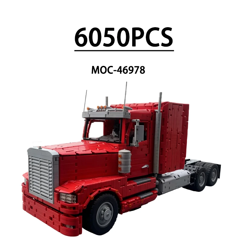 

MOC46978 50070 American Heavy Duty Truck Tractor Engineering Vehicle Model Building Block Toy Children's Toy Boys Christmas Gift