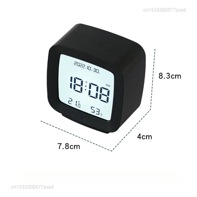 Mijia Mini Alarm Clock with Backlight Battery Operated LCD Display Temperature Humidity Monitor Multifunction Home Sensor Tool image 6