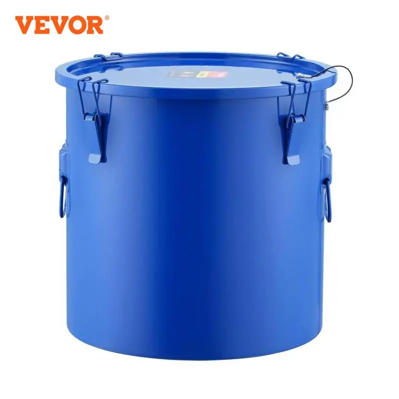 Vevor-Fritadeira Graxa Balde, Eliminação De Óleo, Aço Carbono Caddy, Revestimento à Prova De Ferrugem, Recipiente De Transporte De Óleo, 8 Gal