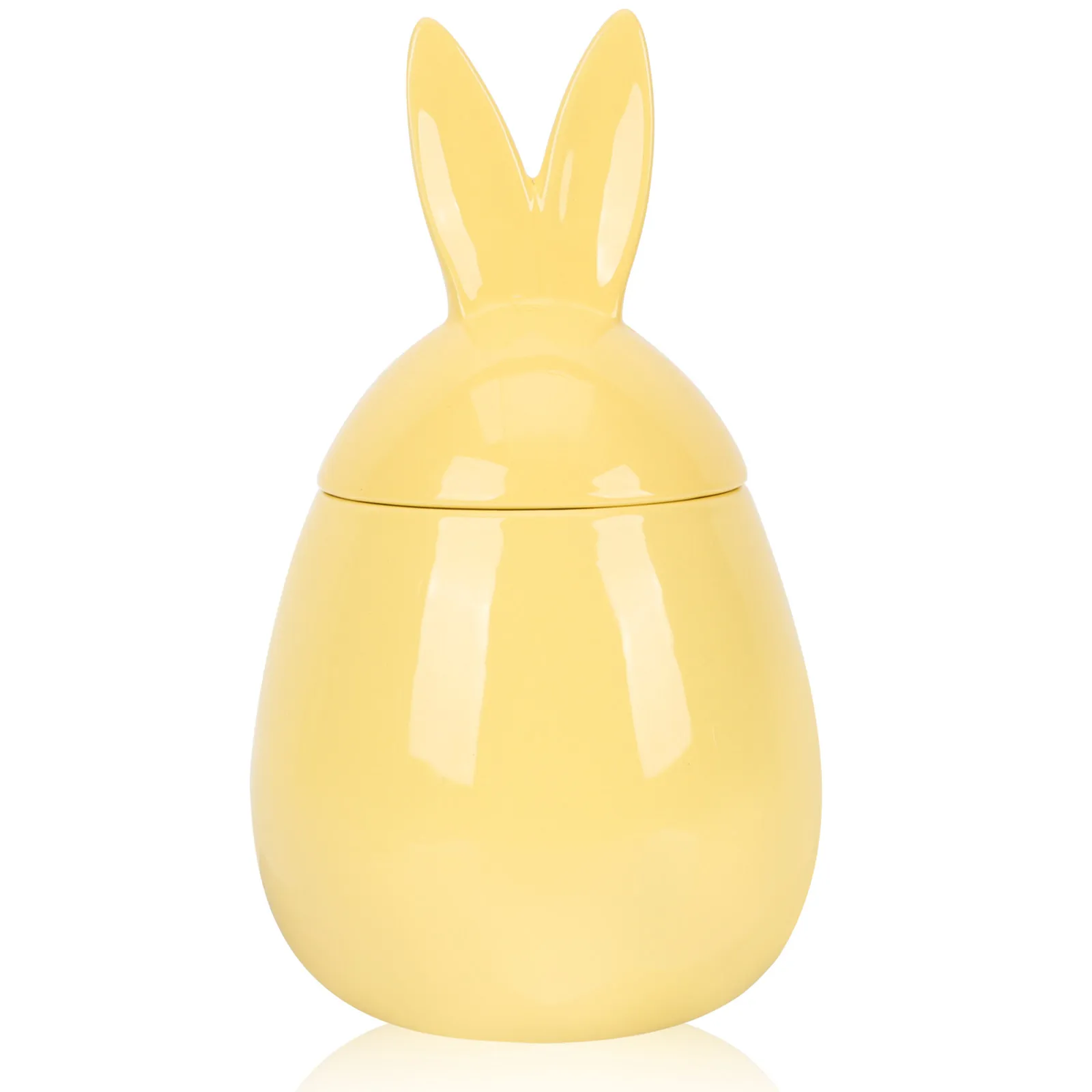

Ceramic Rabbit Shape Sealed Storage Jar for Tea Leaves Chocolate Mints Jewelry Crafts Rice Cereal Dry Food Multi Function