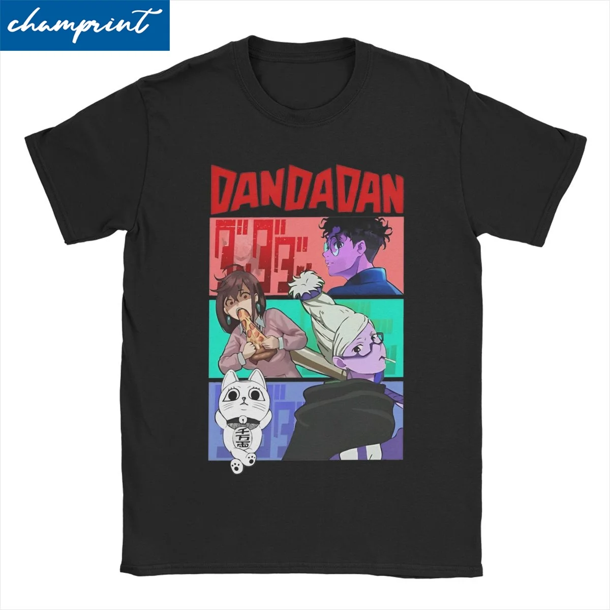 Dandadan Momo Seiko Ayase T-Shirt Men Women Anime Novelty Pure Cotton Tee Shirt O Neck Short Sleeve T Shirts Plus Size Tops