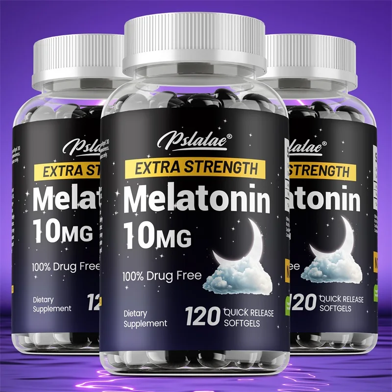 Extra Strength Melatonin - Supports Healthy Sleep Cycles, Improves Sleep Quality, Maintains Gut Health, and Boosts Immunity