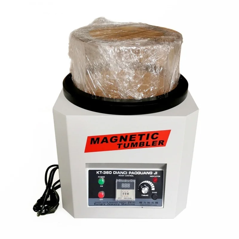 KT-185 Motor-Driven Magnetic Tumbler Jewelry Polishing & Grinding Machine with Easy Operation