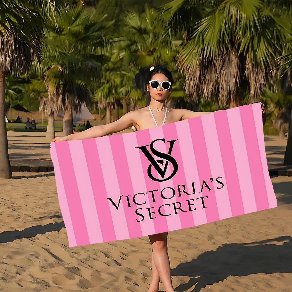 Brand V-VictoriaS S-Secret Luxury Microfiber Printed Beach Towel Mountain Climbing Yoga Beach Swimming Running Soft Towel