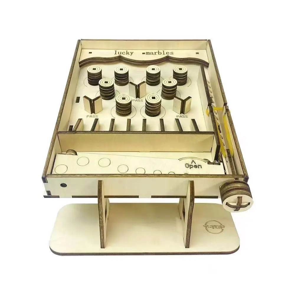 

3D деревянная головоломка, настольная игра, набор машинок для пинбола, сделай сам, сборка, механическая модель, игрушка-головоломка для взрослых и детей, подарок на день рождения