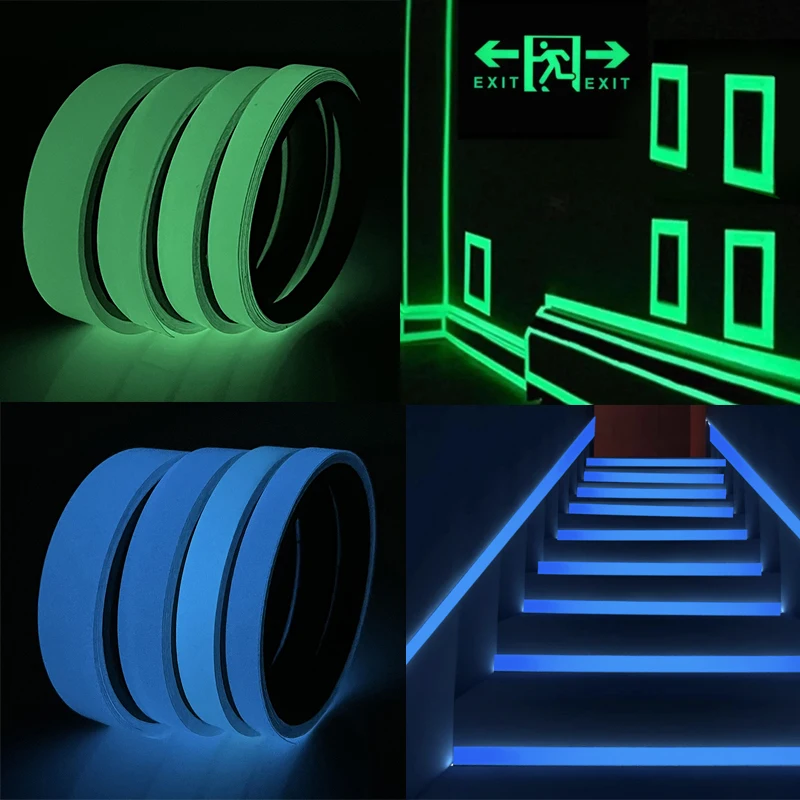 

1Roll Luminous Tape Self-Adhesive Sticker Home Bar Luminous Party Atmosphere Decoration Glow Label Supplies