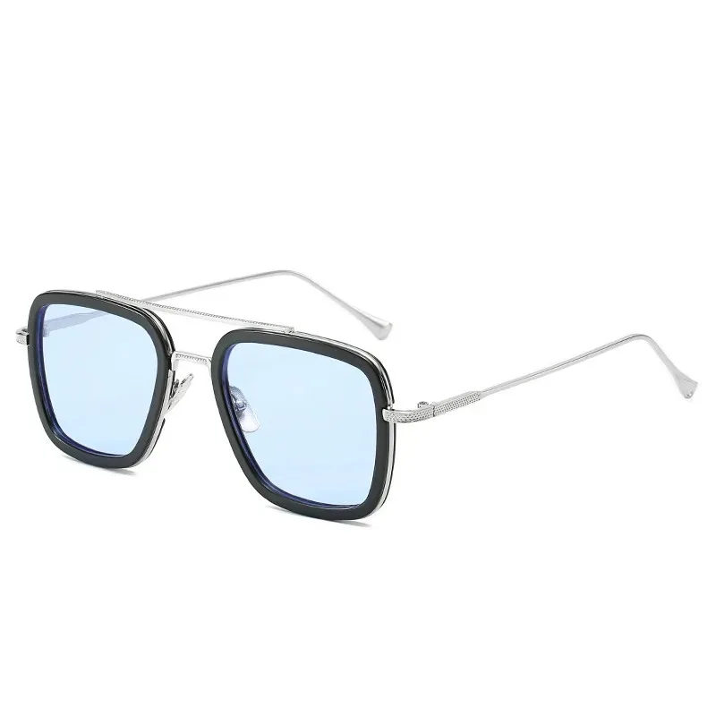 Glasses Men Women Sunglasses Iron Man Eyewear Steampunk Sun Glasses Male Goggles view 2
