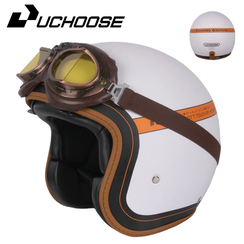 Stip open gezicht casco moto voor harley motoraccessoires mannen moto helmen gecertificeerd retro motorhelm cafe racer