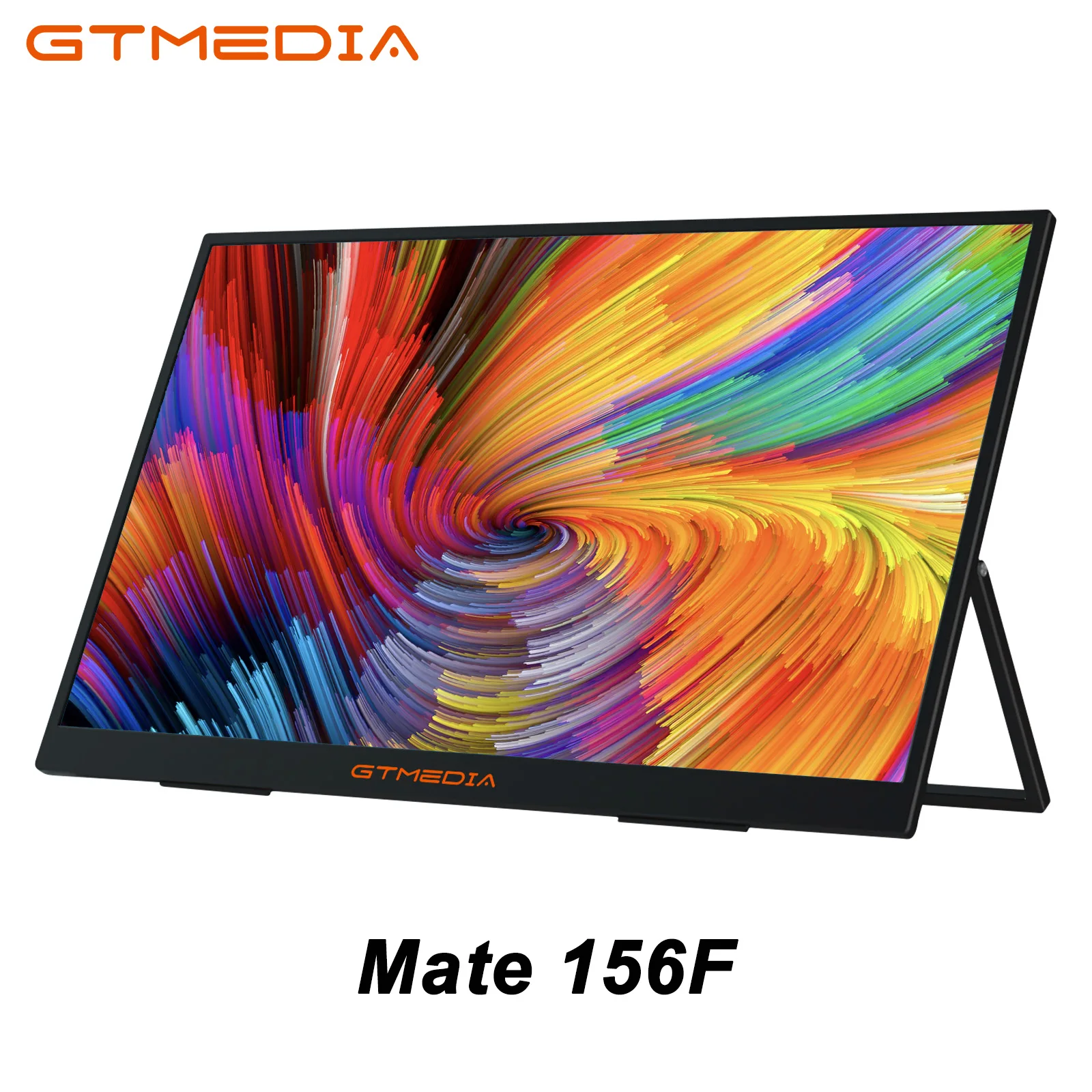 

GTMEDIA Mate 156F Portable Monitor 15.6Inch 72%sRGB 1920*1080 IPS Full HD Screen Laptop Extended Second Display For Office/Games