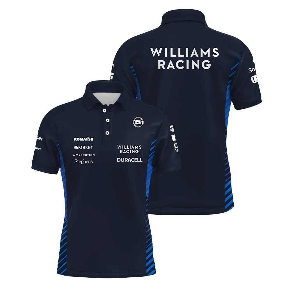 

Camiseta De Moto 2025 Nueva Williams Polo Sainz Alben Traje De Carreras De Secado Rápido Deportes Al Aire Libre