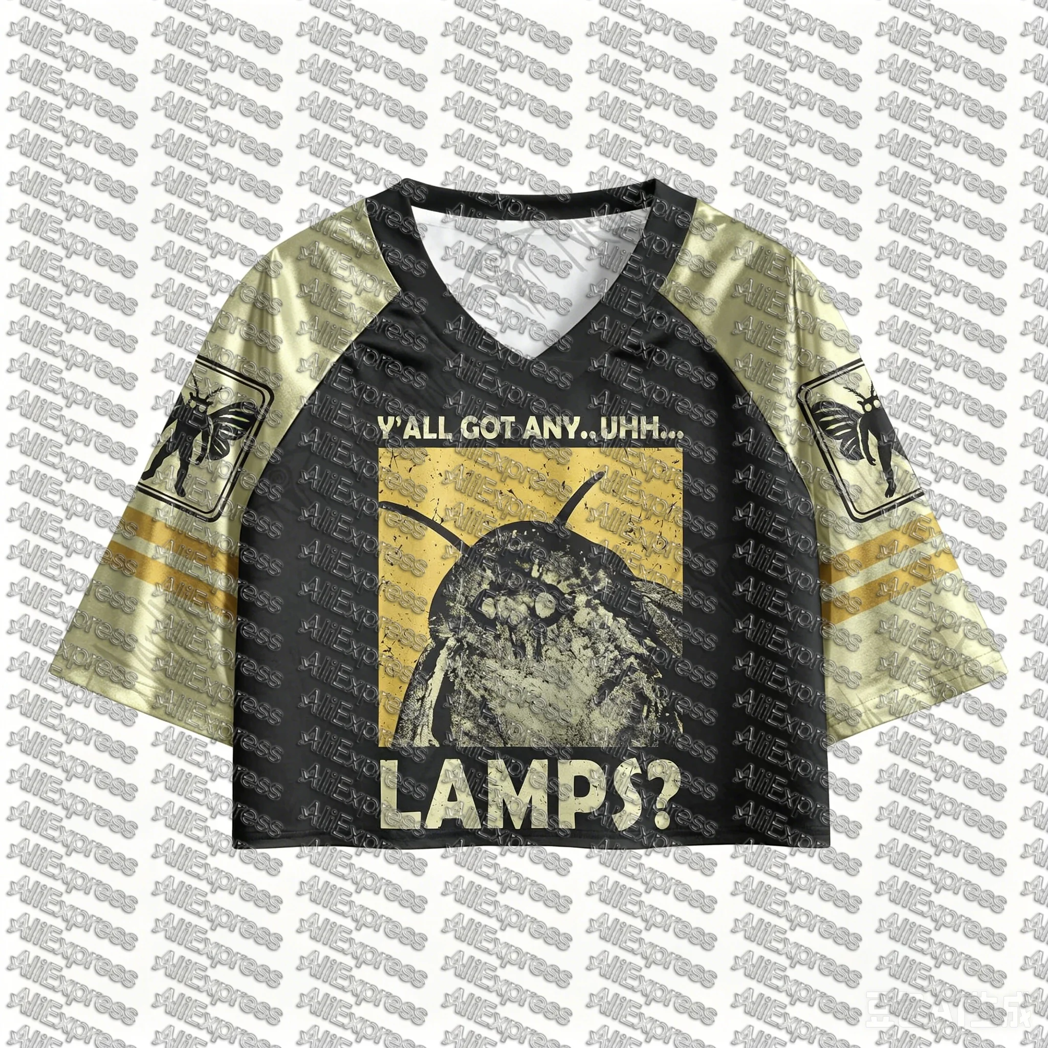 2026 New  Women's T-shirt with Exposed Belly Button, Sexy Men's and Children's V-neck Short Top T-shirt, Gothic Halloween Gift