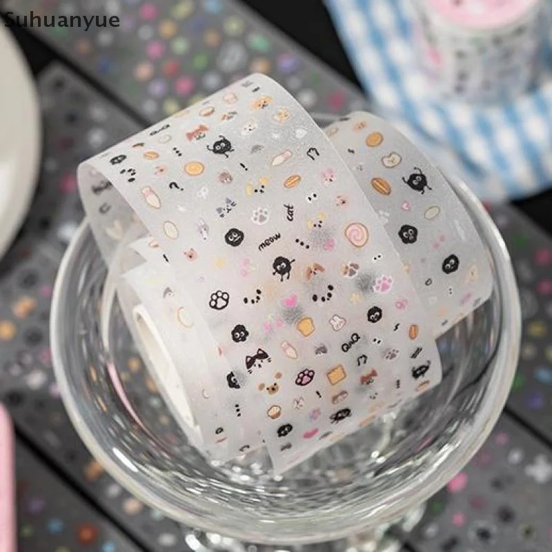 

Kawaii DIY Handbook Decoration Flower Animals Fruit Fudge Die Cut Tape Scrapbooking Stickers Nail Stickers Stationery Supplies