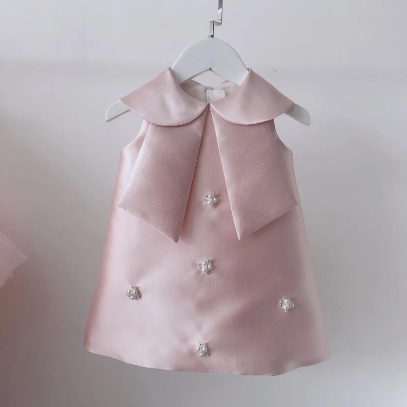 Sommer-Blumenmädchenkleider Kinder Geburtstag Taufe Partykleider A1339 Vestidos Mädchen Ausverkauf Kleidung – Detail 4