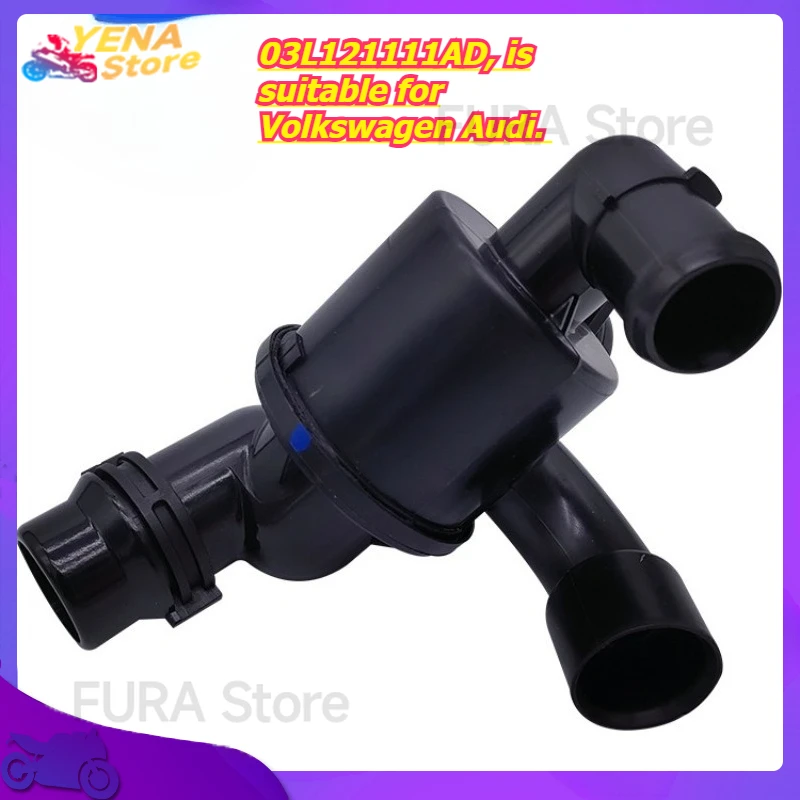 

The cooling regulator housing with thermostat, 03L121111AD, is suitable for Volkswagen Audi.