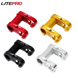 Litepro Bicycle S95 Hollow Double Stem Folding Bike Aluminum Alloy 412 CNC Straight Handle Stem