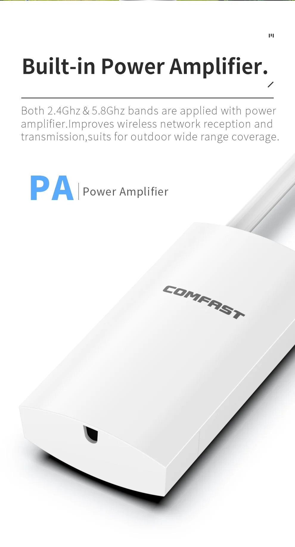 AC1200 Long Range Wifi Antenna 5Ghz+2G Gigabit 1200Mbps Outdoor Wi Fi Access Point AP Extend Street Park Wifi Router Nanostation