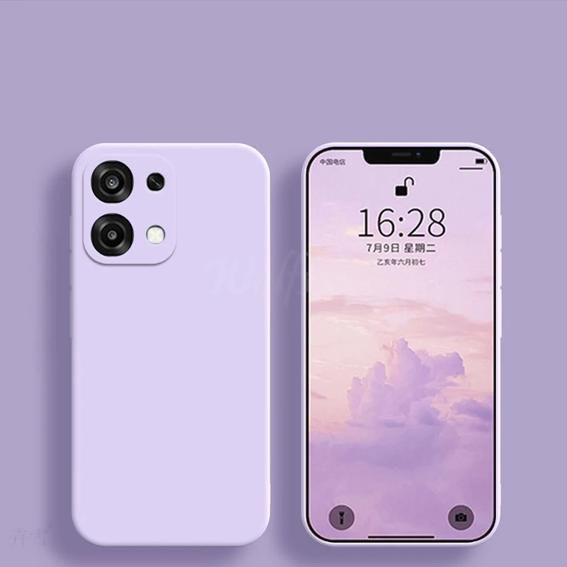 Für OPPO A6 Pro Fall Flüssigkeit Silikon Plain Gummi Funda OPPO A6 Pro Fall Telefon TPU Anti-herbst Schutz Abdeckung OPPO A6 Pro Fall – Detail 17