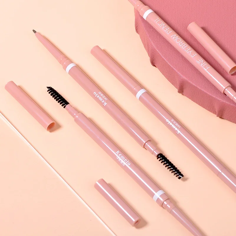 1,5mm ultra feiner doppel endiger Augenbrauen stift wasserdicht schweiß fest, langlebiges profession elles Augen-Make-up für Frauen Augenbrauen tönung