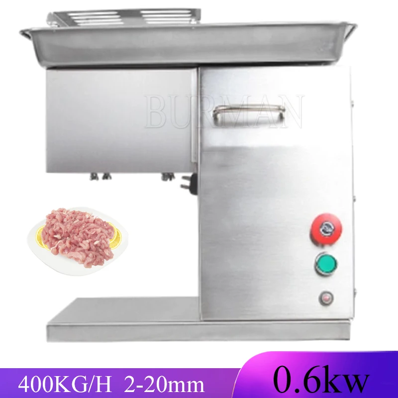 

Slicer Fresh Meat Slicer Stainless Steel Food Processing Cutting Machine 220V 110V