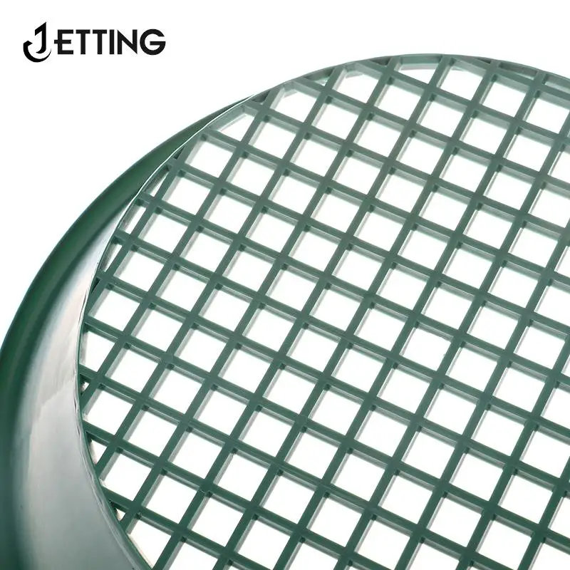 Sieve Gold Pan Green Plastic Bowl 10/14/15 inch Washing Gold Panning Machine Screen Mining Screen Metal Detection Tools