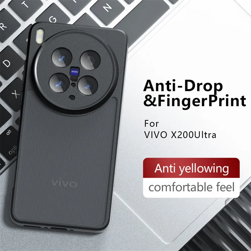 

Translucent Matte Case For Vivo X200 Ultra Anti-knock Matte PC Back Cover Vivo X200 Ultra X200 Pro Case For Vivo X200 Ultra Case