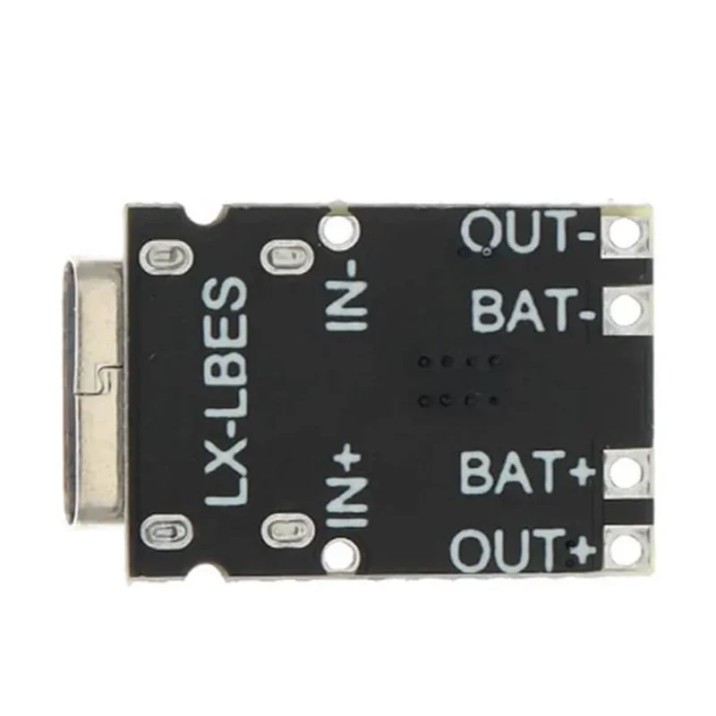 1-50PCS TP4057 1A 3.7V Lithium Battery Charging and Discharging Board with Protection Type-C USB C Li-ion Battery Charging Board