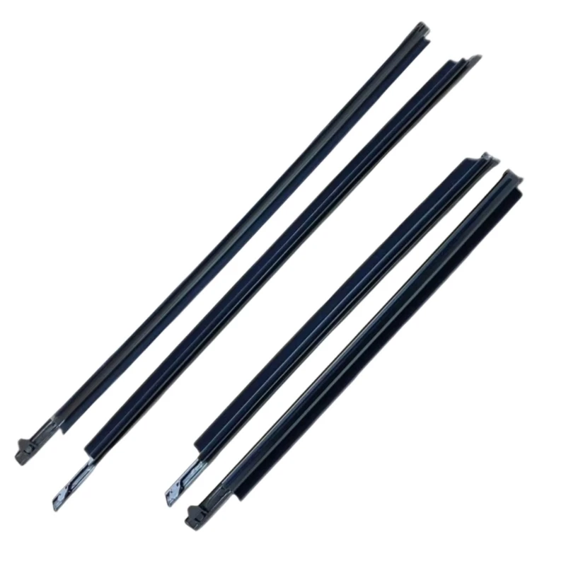 68161-35010 Outer Door Window Weatherstrip Seal Set, 4 Piece Rubber Service Use