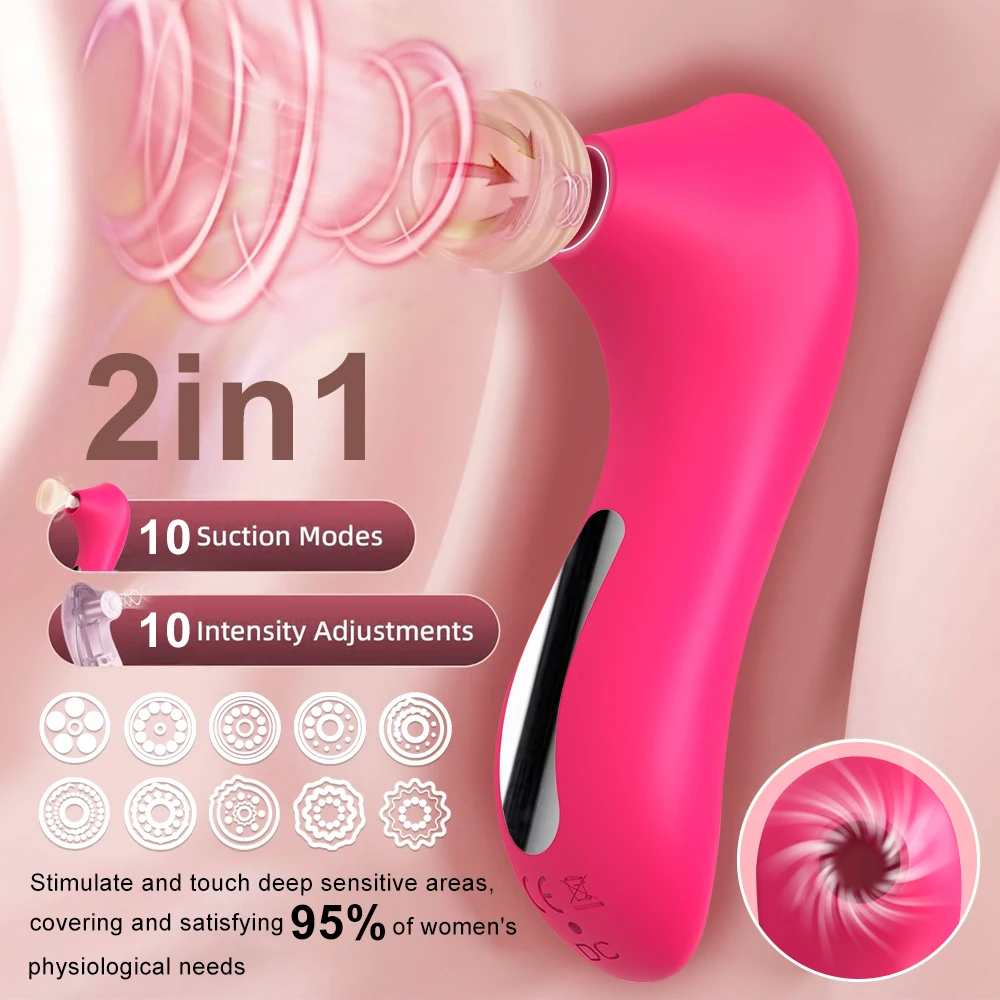 Potente Vibrador Estimulador de Clítoris, Estimulador de Pezones, Juguete Sexual para Mujeres, Masturbador, Producto Erótico