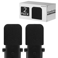 Geekria for Creators Foam Windscreen Compatible with FIFINE AmpliGame AM8 Microphone Antipop Foam Cover, Mic Wind Cover