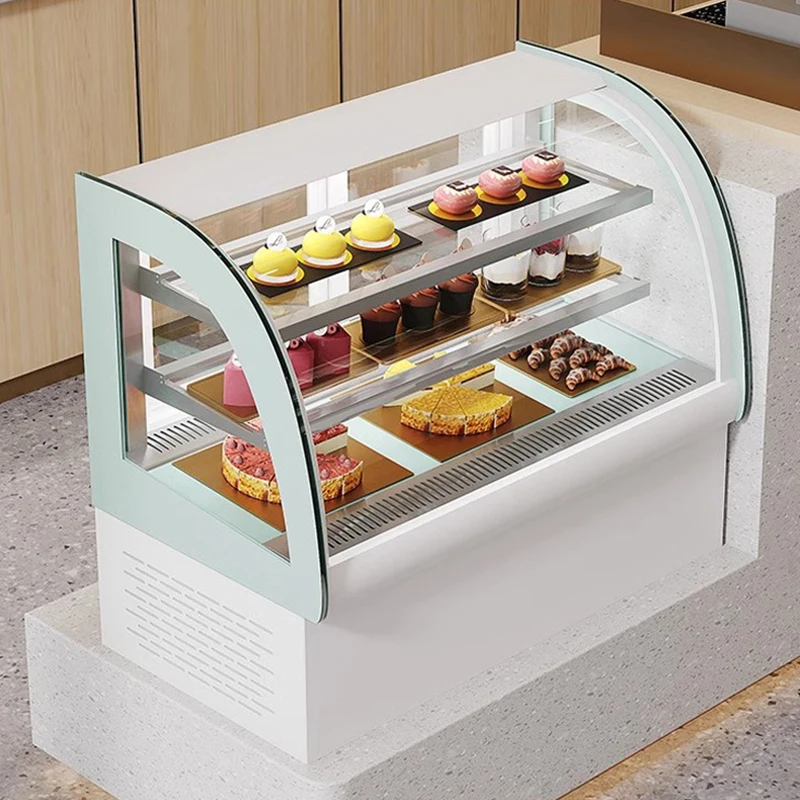 

Refrigerated Bakery Display Case Cake Shop Fridge Display Luxurious Cake Display Showcase Vitrina Refrigerada Cake Show Case