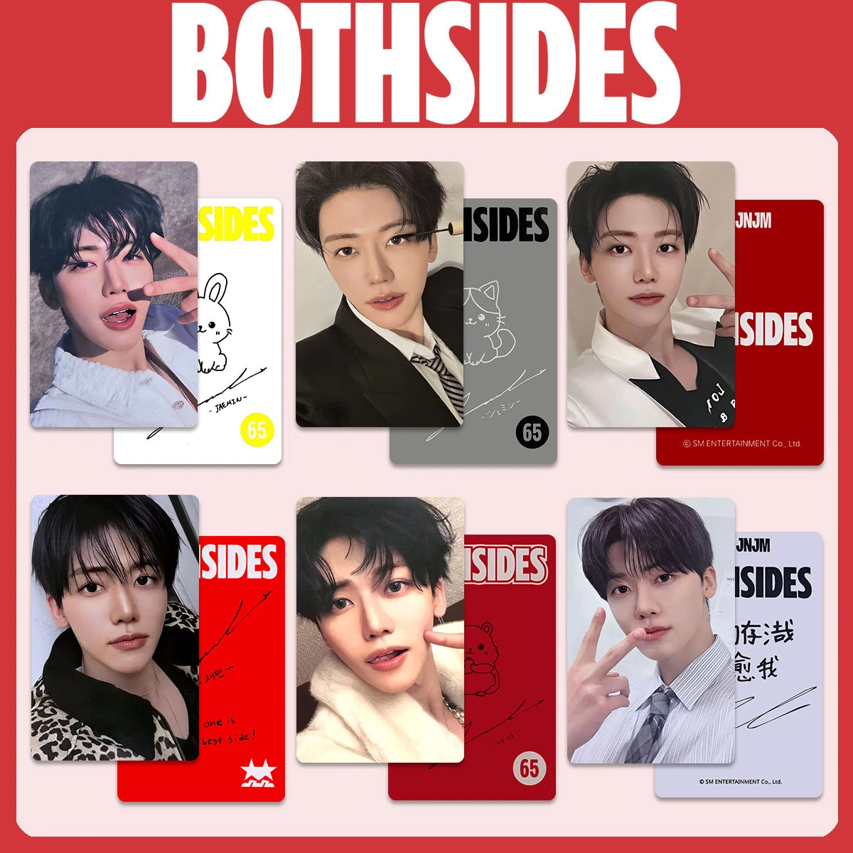 4/6 Popular Group NCT JNJM New Album BOTH SIDES Album Photo Cards