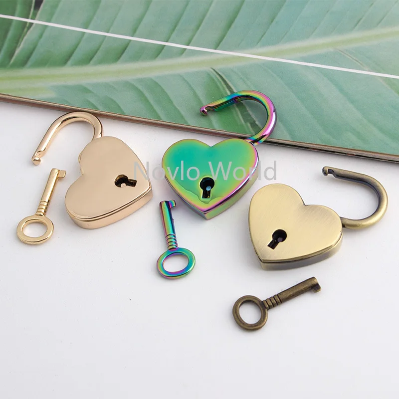 

Nolvo World 2-10 шт. 30*39 мм, 4 цвета, замок для сумки, модный замок для ключей, зажим для кожаного кошелька, аксессуары, навесной замок