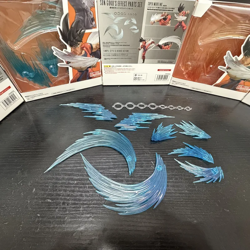 Dragon Ball Ac Factory Effect Series S.H.F. Pieza con Efecto de Humo Versión Blanca Figuras de Anime de Acción Coleccionables, Modelo Ko, Juguete Personalizado
