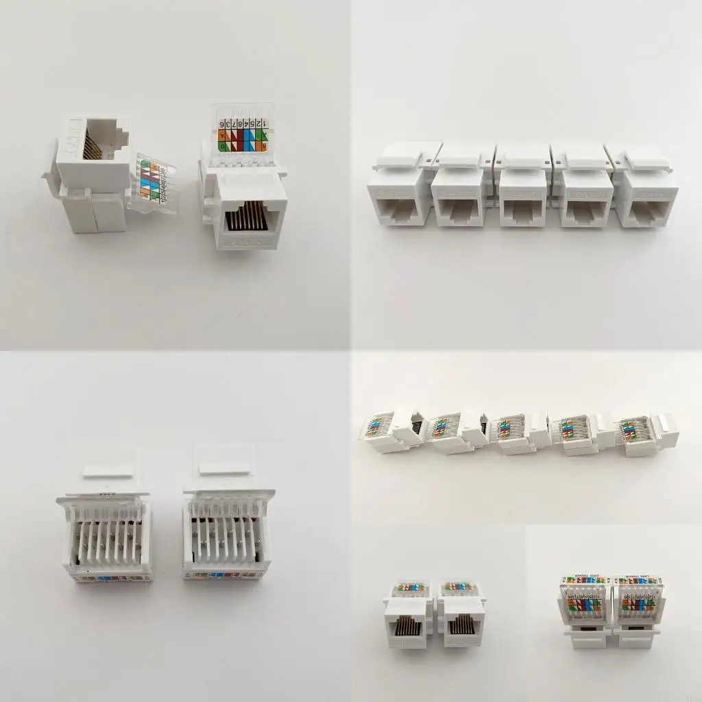 

896F CAT6 Module Panel UTP Tool-Free RJ45 Connector Cable Adapter for AMP