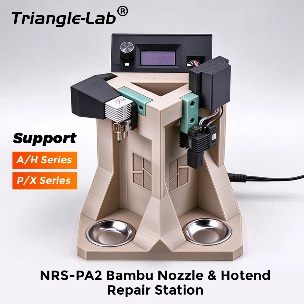 Trianglelab Hotend Clog Repair station Tool Smart Temp Control For Bambu Lab A1 P1 X1 H2D H2S P2S 3D Printers Accessories