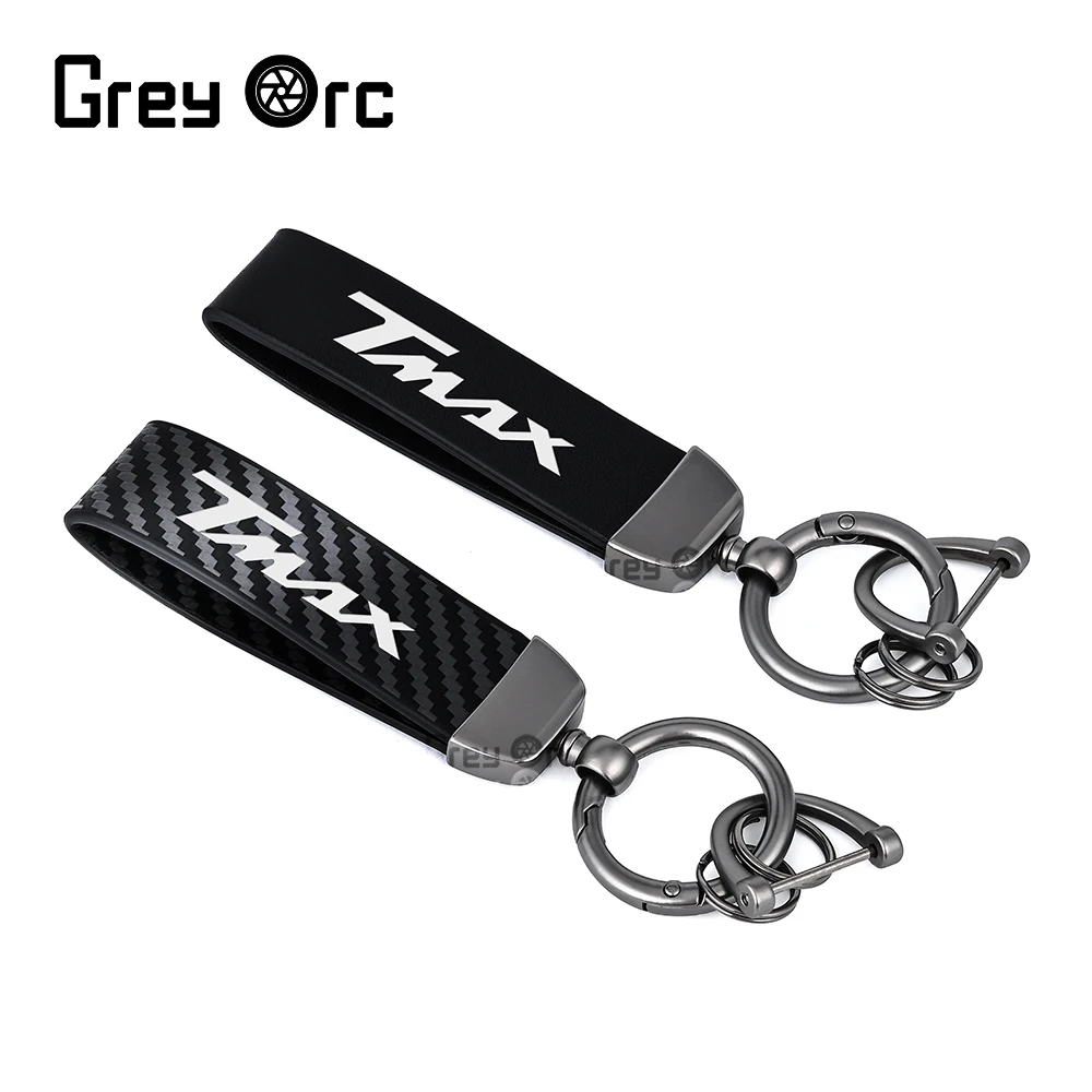 

T-MAX 530 Keychain For Yamaha T-MAX 530 T-MAX 500 T-MAX 560 Accessories Motorcycle High Quality Leather Keychain Keyring